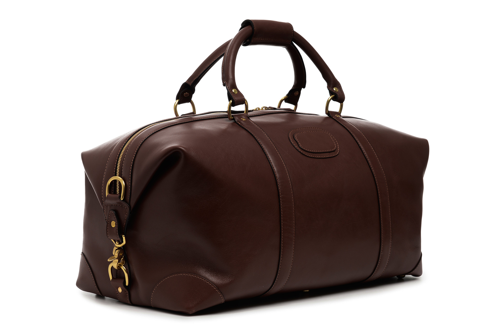 Korchmar Twain L1043 22&quot; American Made Leather Duffel Bag | Gene&#39;s Luggage